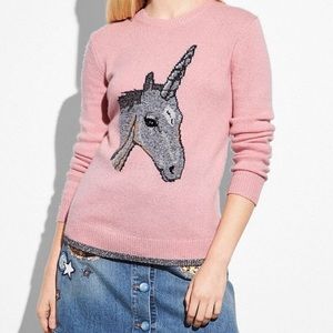 Coach Sweaters - COACH unicorn sweater!! Coach Sweaters - COACH unicorn sweater!!